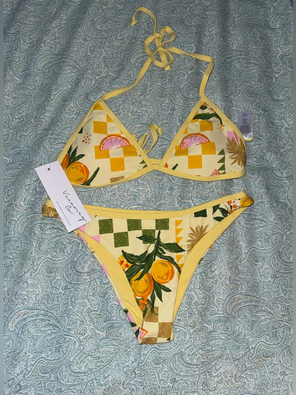 Vacancy Co Reversible Bikini - NWT